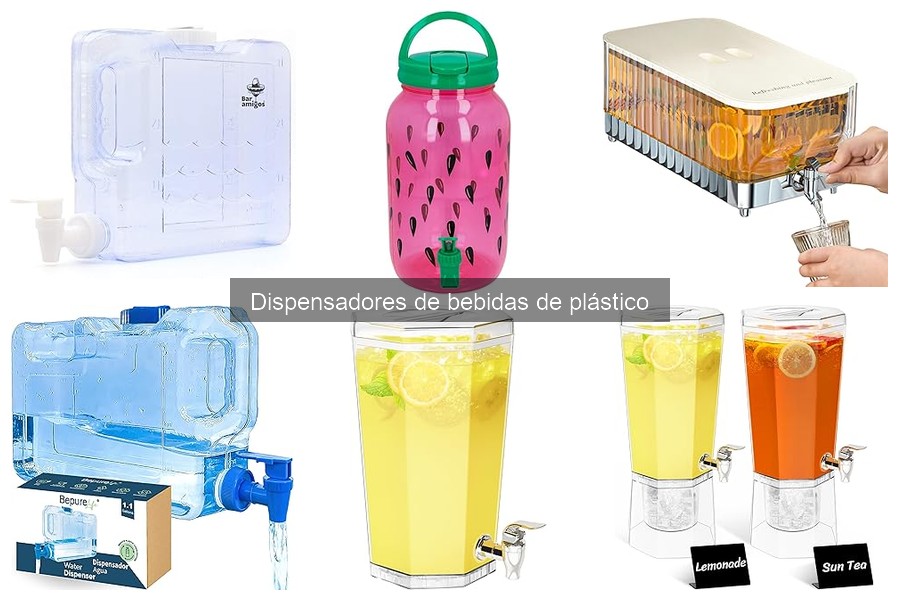 Mejores dispensadores de bebidas de plástico para fiestas