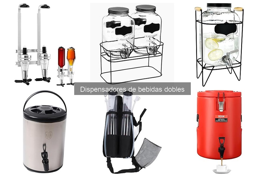 Mejores dispensadores de bebidas dobles para tus fiestas