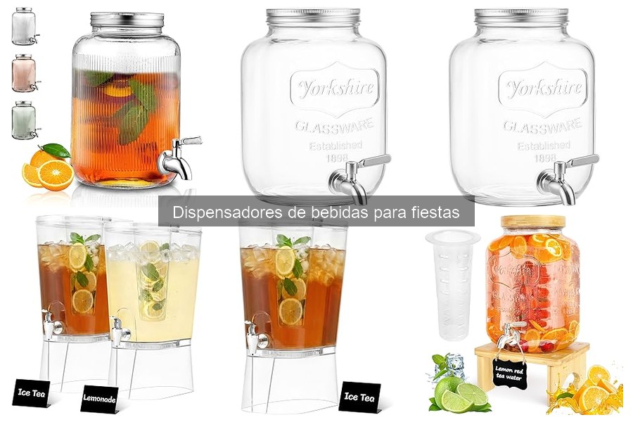 Mejores dispensadores de bebidas para fiestas grandes