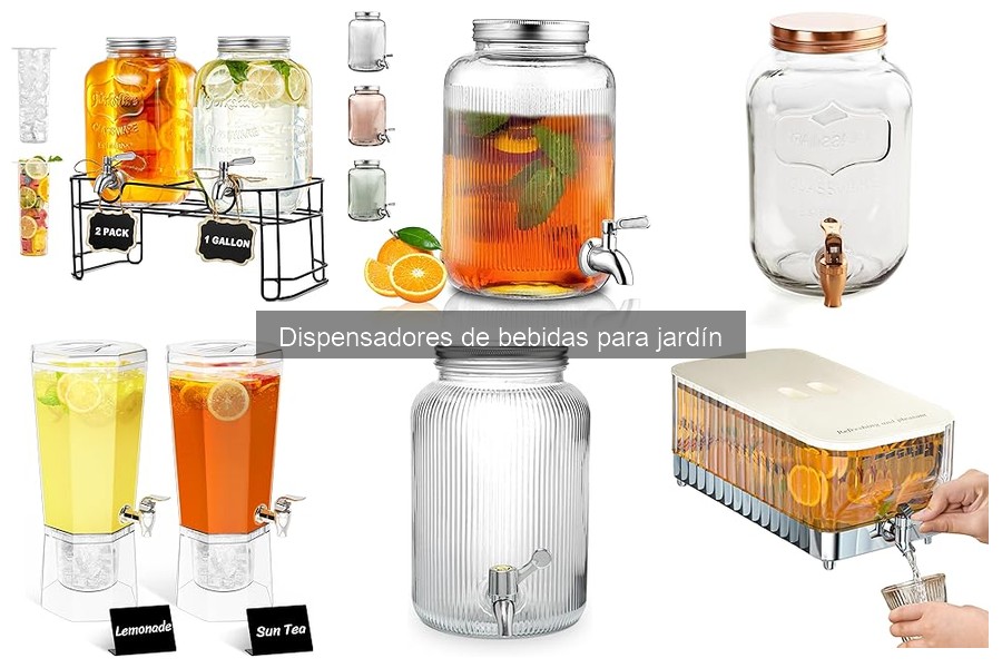 Mejores dispensadores de bebidas para jardín en 2023