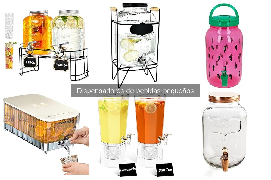 Mejores dispensadores de bebidas pequeños para fiestas
