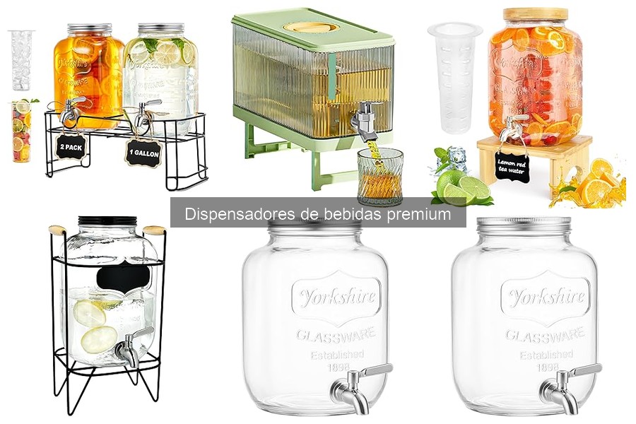 Mejores dispensadores de bebidas premium para fiestas