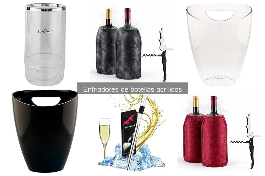 Mejores enfriadores de botellas acrílicos para eventos