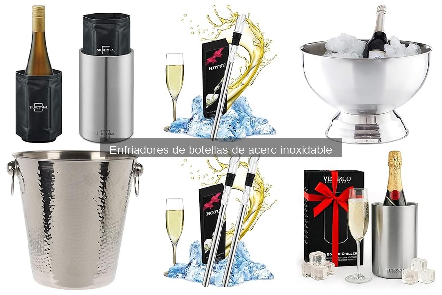 Mejores enfriadores de botellas de acero inoxidable para fiestas