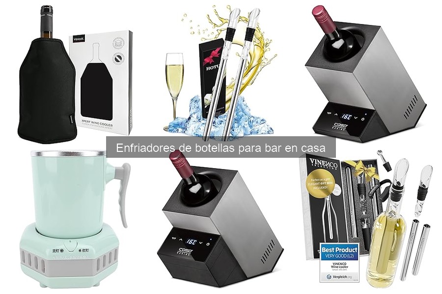 Mejores enfriadores de botellas para bar en casa 2023