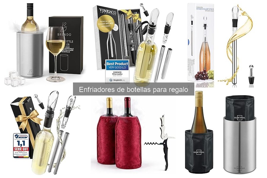 Mejores enfriadores de botellas para regalar: ¡compara!