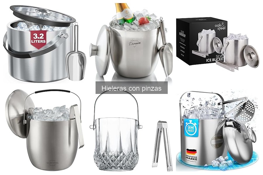 Mejores hieleras con pinzas para fiestas: comparativa 2023