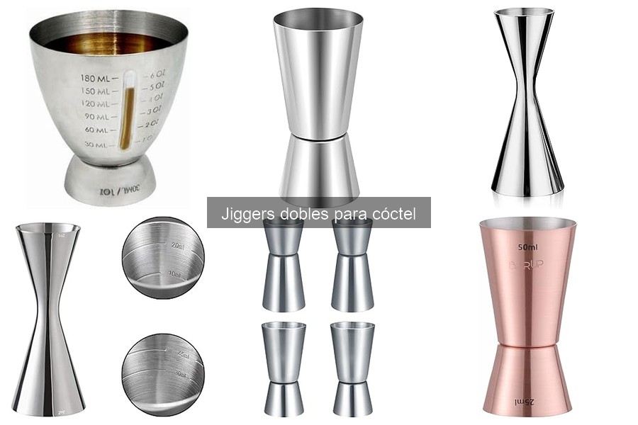 Mejores jiggers dobles para bar en casa: comparativa 2023