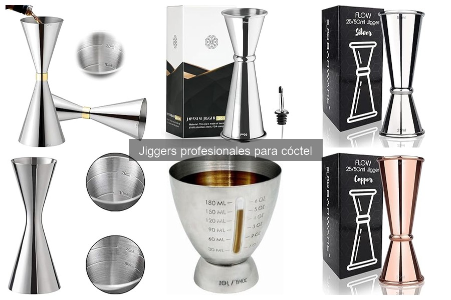Mejores jiggers para cócteles en casa: comparativa y reseñas