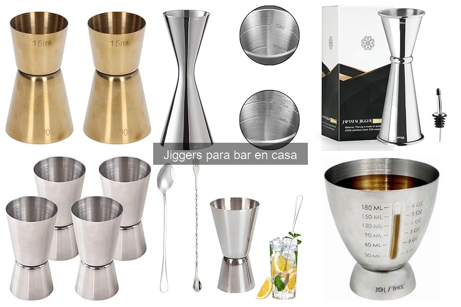 Mejores jiggers para principiantes en coctelería