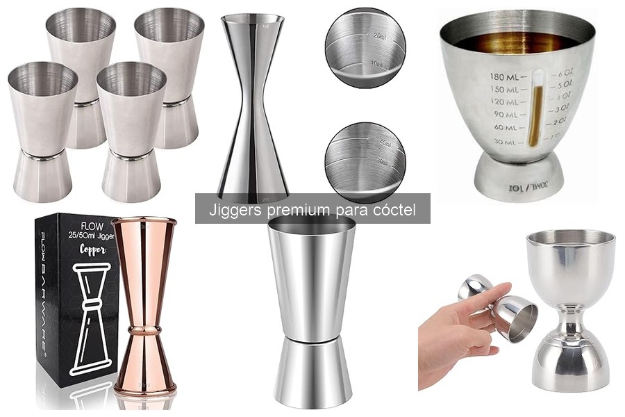 Mejores jiggers premium para bartenders en casa 2023