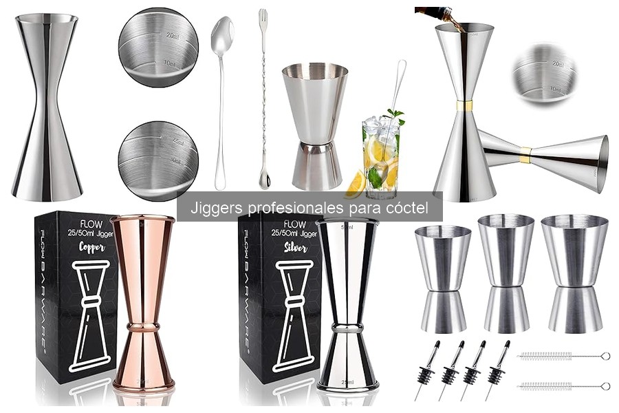 Mejores lugares para comprar jiggers profesionales para cócteles