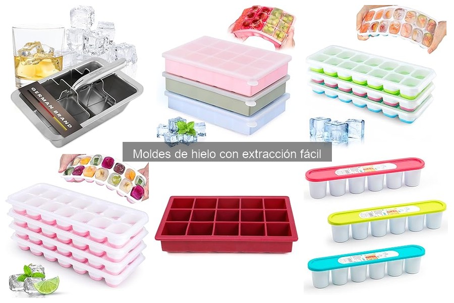Mejores lugares para comprar moldes de hielo con extracción fácil