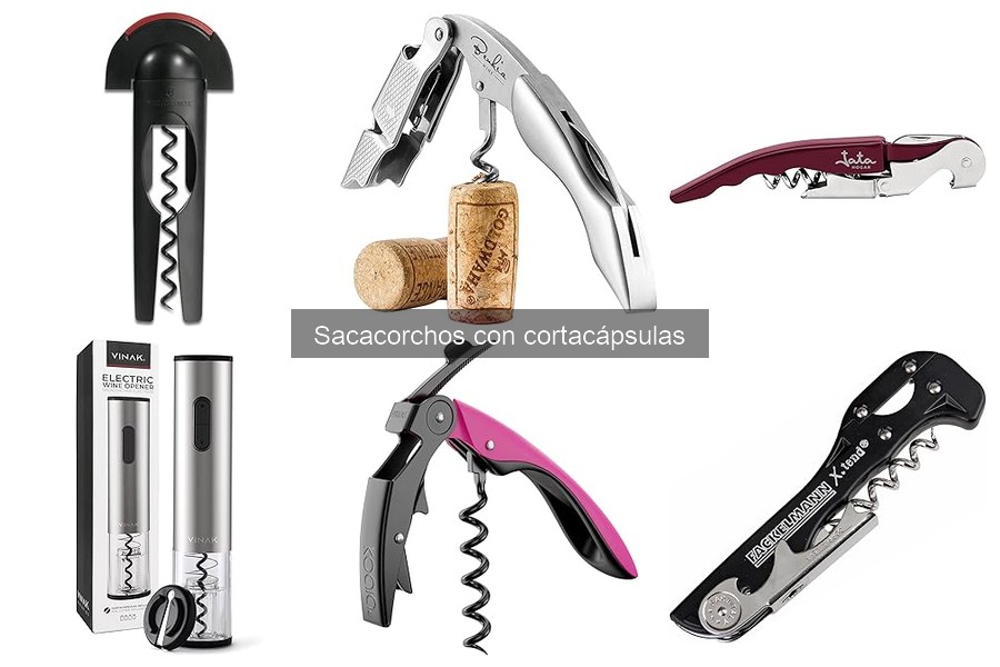 Mejores lugares para comprar sacacorchos con cortacápsulas