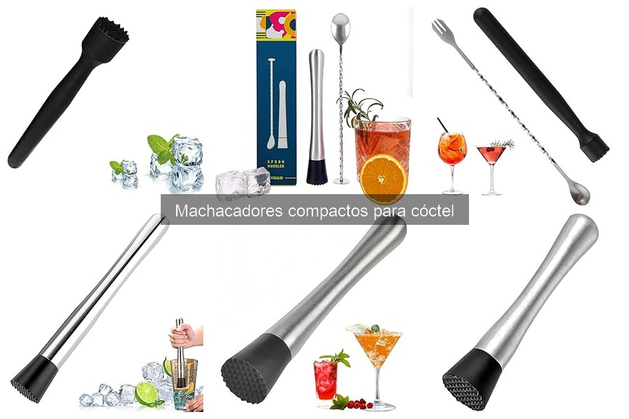 Mejores machacadores compactos para cócteles en casa
