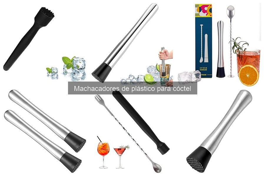 Mejores machacadores de plástico para cóctel según usuarios