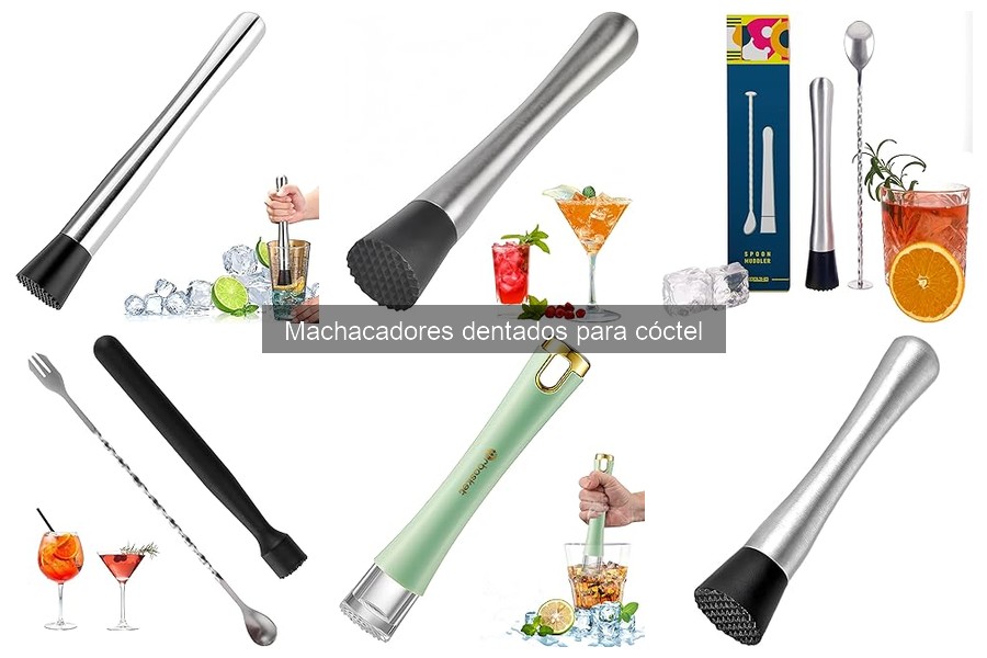 Mejores machacadores dentados para cocteleros principiantes