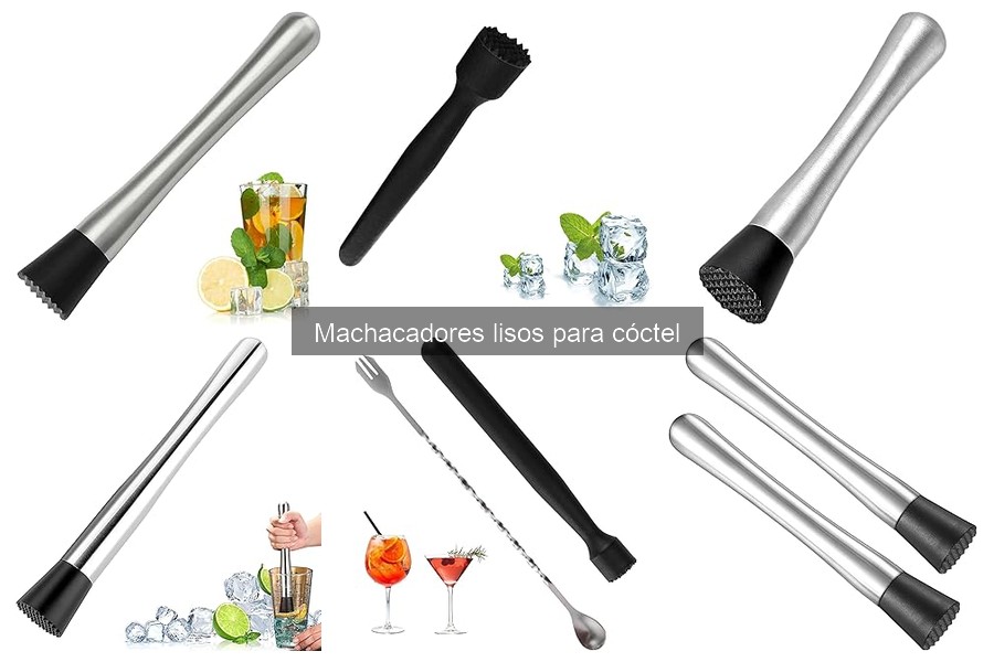 Mejores machacadores lisos para preparar cócteles