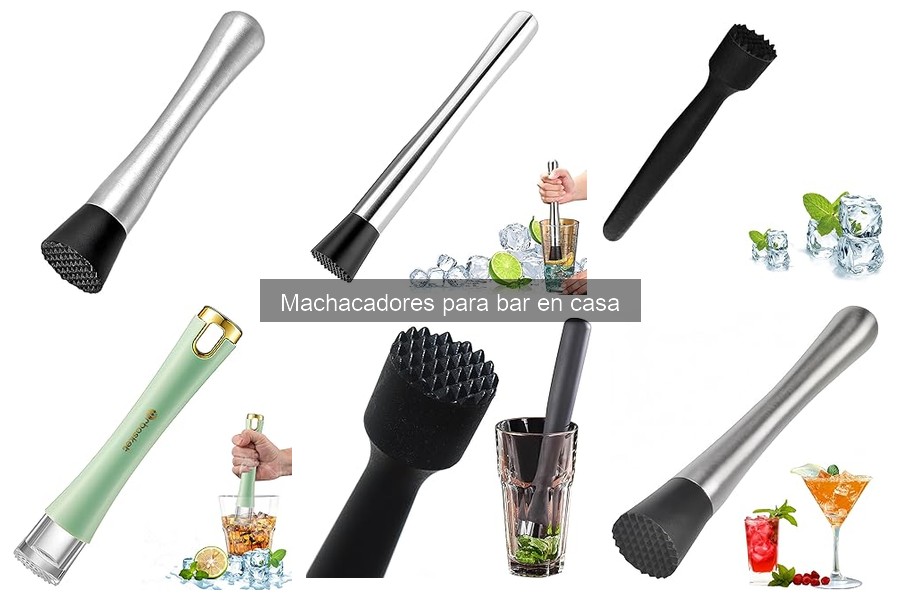 Mejores machacadores para cócteles en casa: comparativa 2023