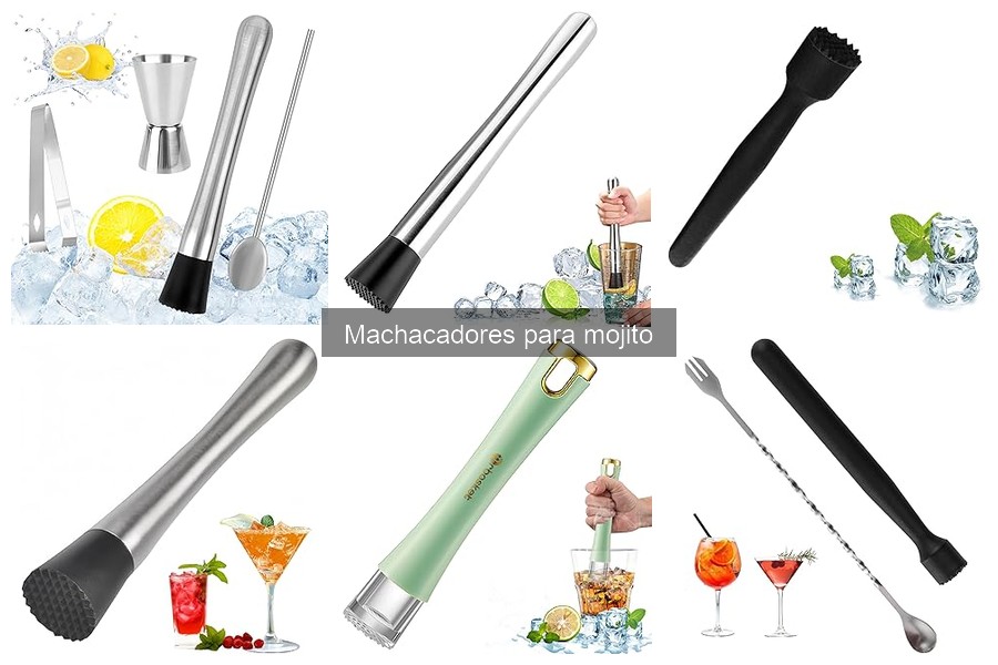 Mejores machacadores para mojito: comparativa y opiniones