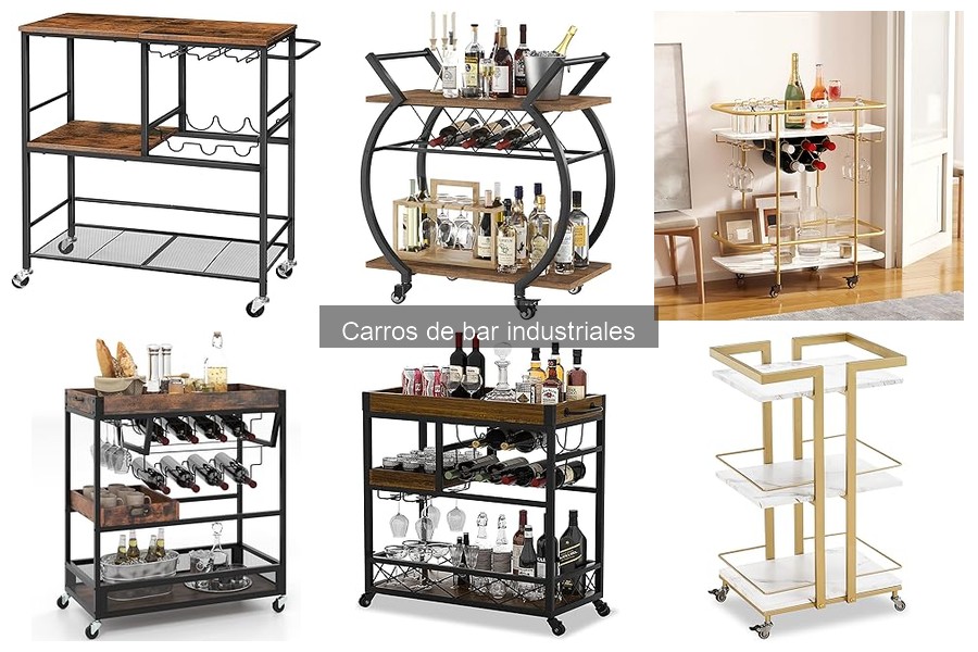Mejores marcas de carros de bar industriales para tu hogar
