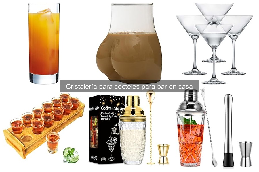 Mejores marcas de cristalería para cócteles en casa