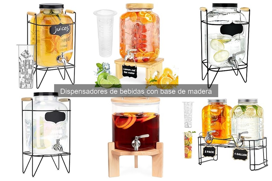 Mejores marcas de dispensadores de bebidas de madera