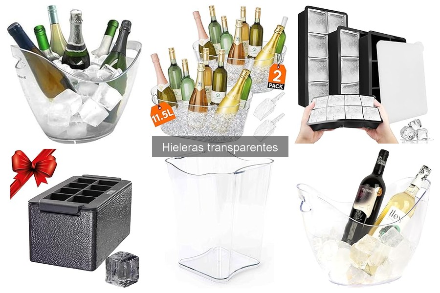 Mejores marcas de hieleras transparentes para tu bar en casa