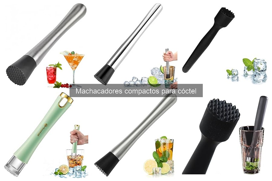 Mejores marcas de machacadores compactos para cócteles