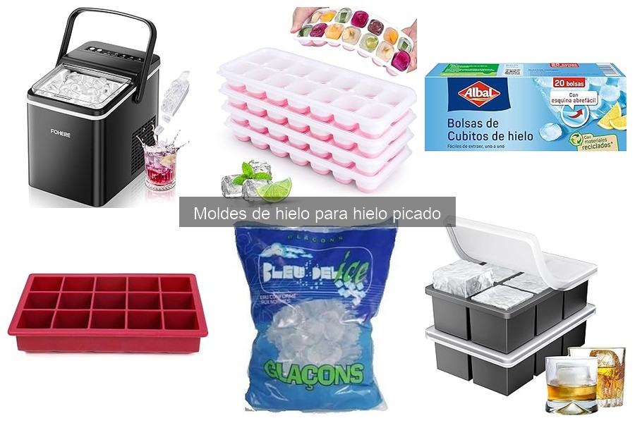 Mejores marcas de moldes de hielo para hielo picado