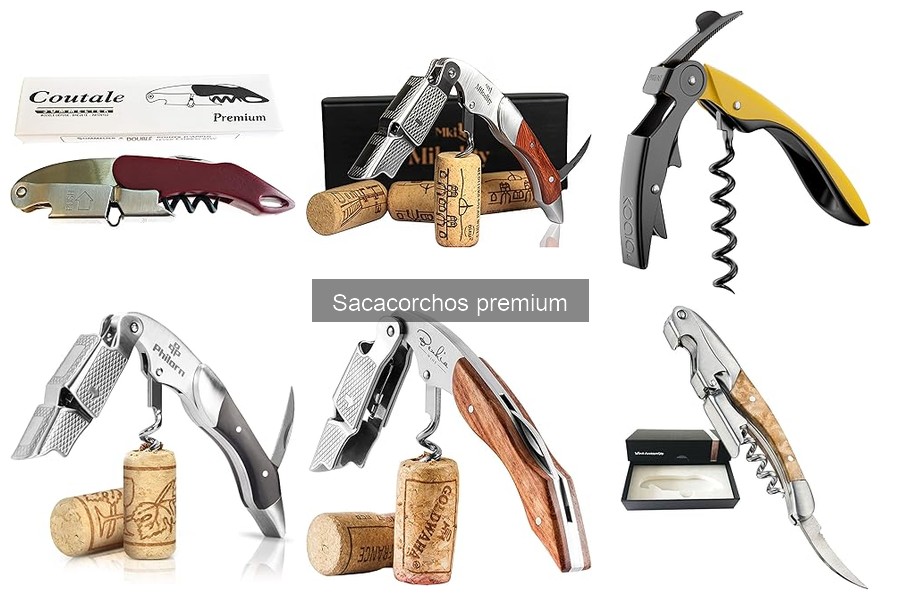 Mejores marcas de sacacorchos premium para tu bar en casa