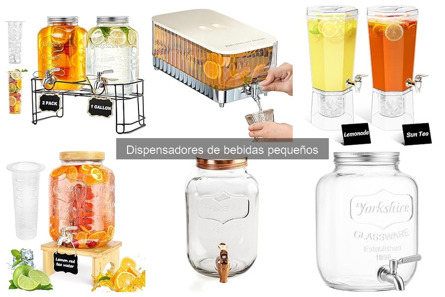 Mejores materiales para dispensadores de bebidas pequeños