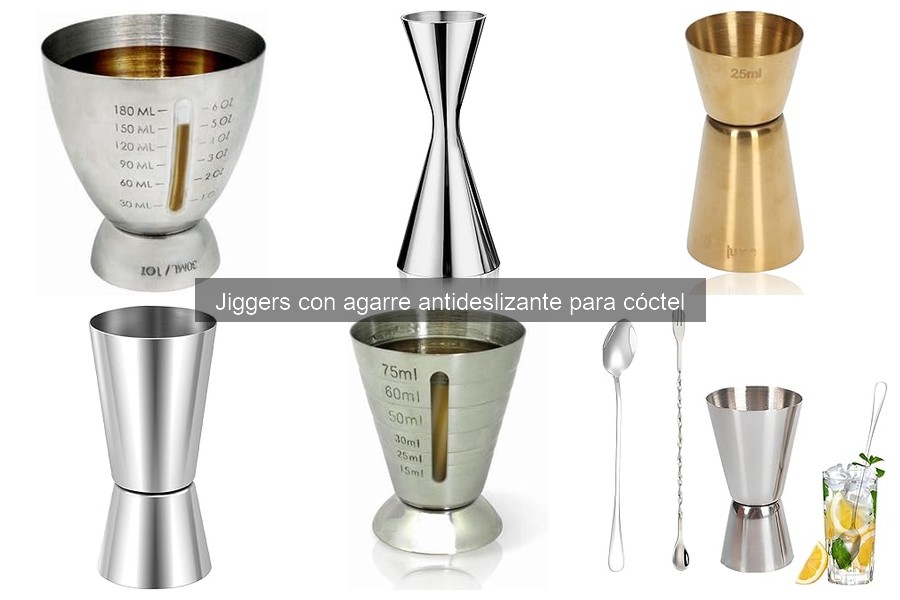 Mejores materiales para jiggers con agarre antideslizante