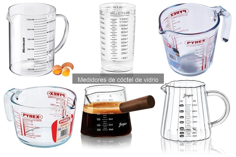 Mejores medidores de cóctel de vidrio para principiantes