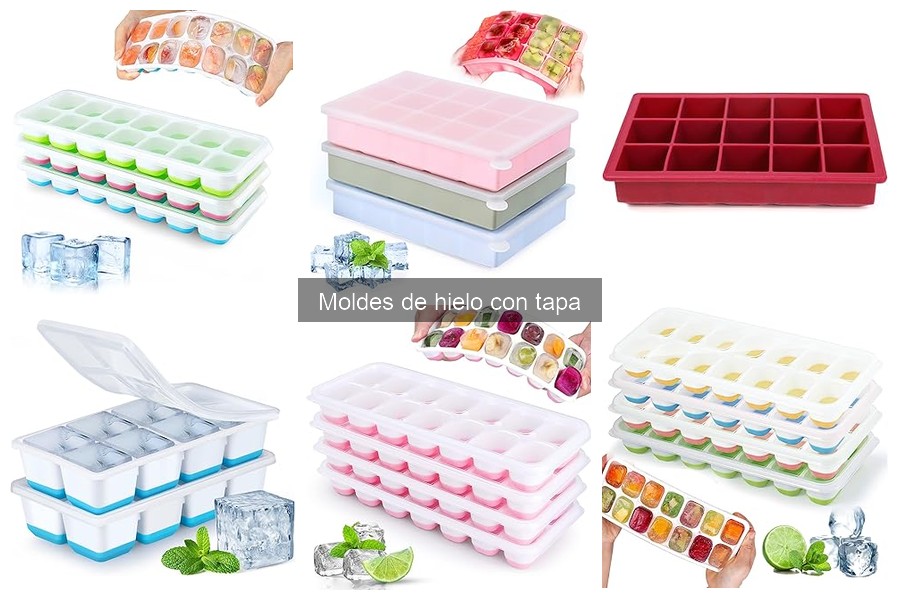 Mejores moldes de hielo con tapa para el hogar