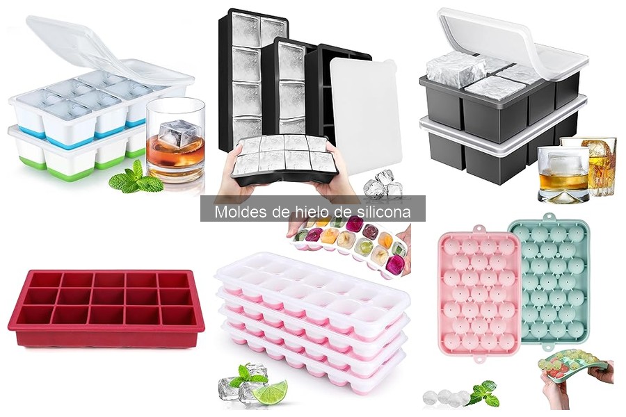 Mejores moldes de hielo de silicona para cócteles