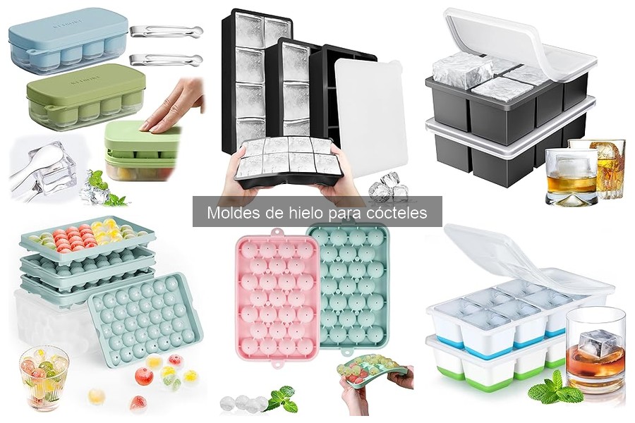 Mejores moldes de hielo para cócteles en 2023: Comparativa
