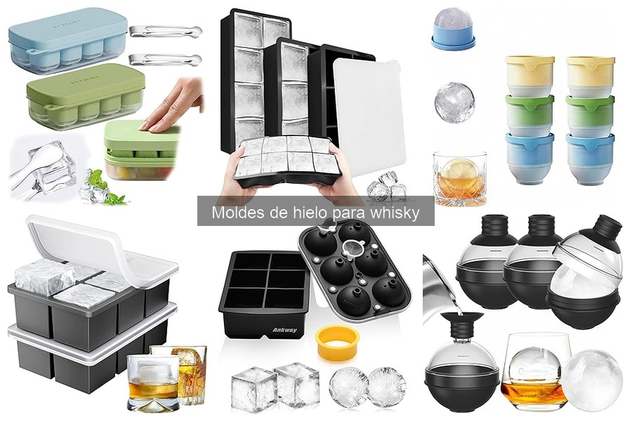 Mejores Moldes de Hielo para Whisky: Comparativa de Marcas