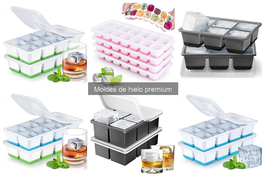 Mejores moldes de hielo premium para cócteles en casa