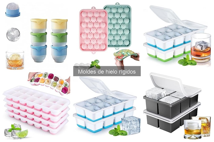 Mejores moldes de hielo rígidos para hacer cócteles