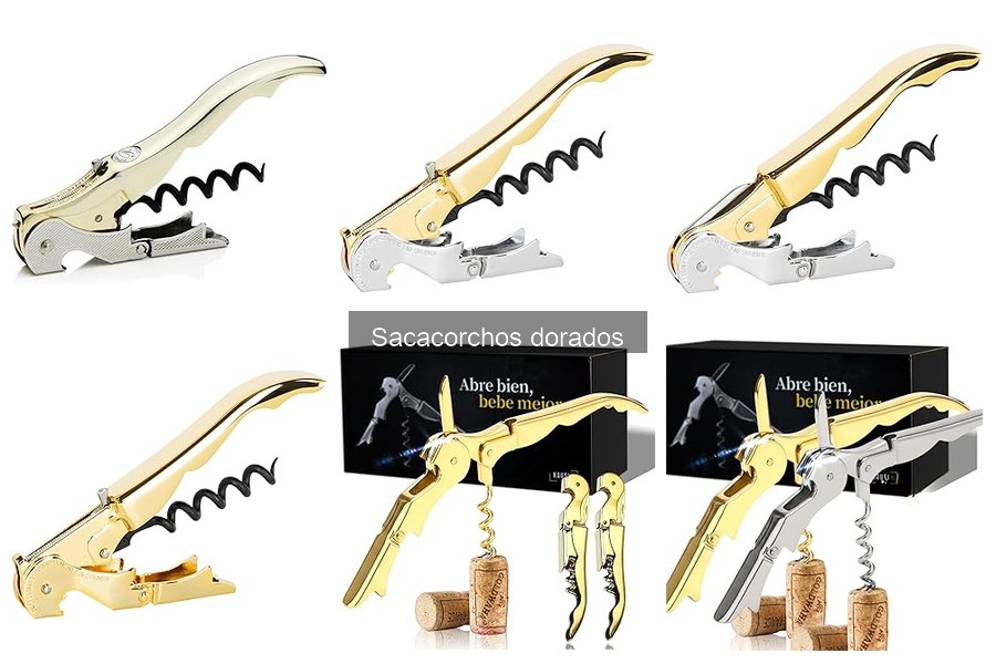Mejores ofertas de sacacorchos dorados en 2023