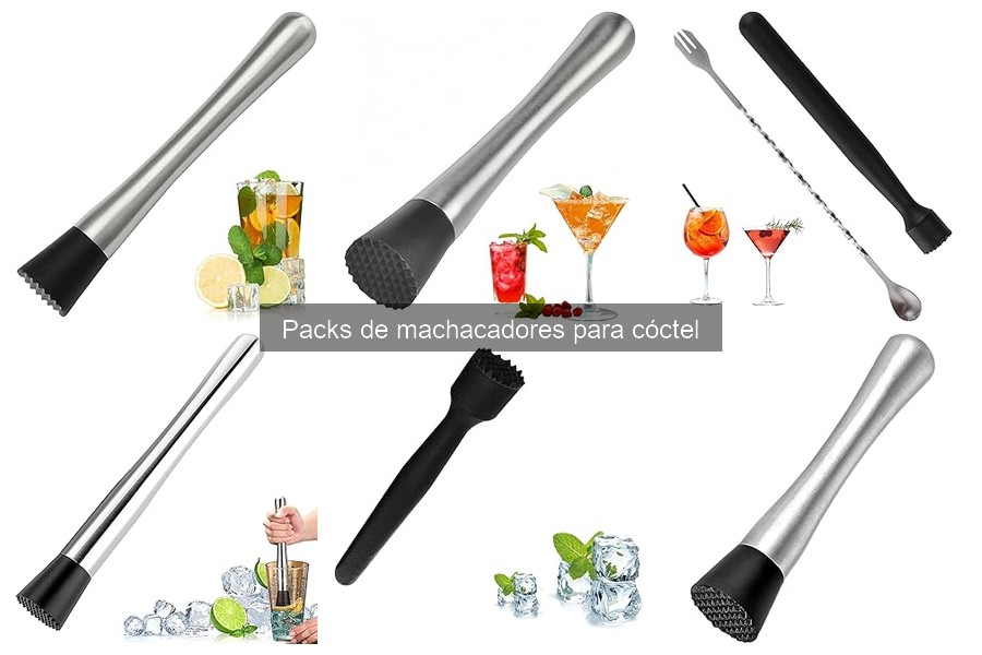Mejores ofertas en machacadores de cócteles para tu bar en casa