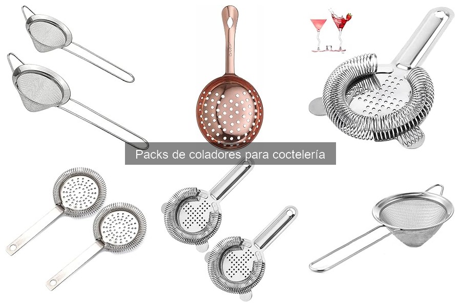 Mejores Ofertas en Packs de Coladores para Coctelería