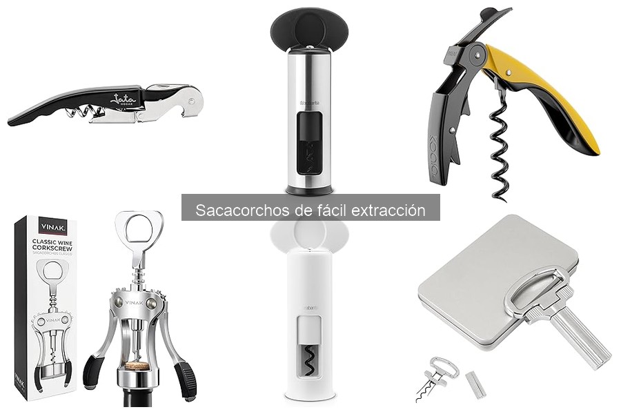 Mejores ofertas y precios en sacacorchos de fácil extracción