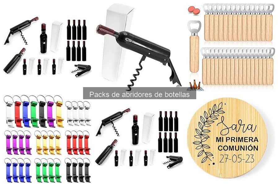 Mejores packs de abridores de botellas para bar en casa