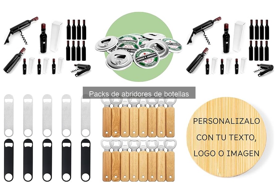 Mejores packs de abridores de botellas para regalar
