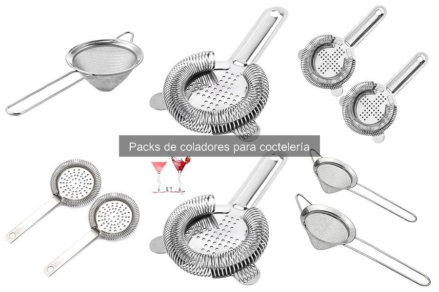 Mejores packs de coladores para coctelería en 2023
