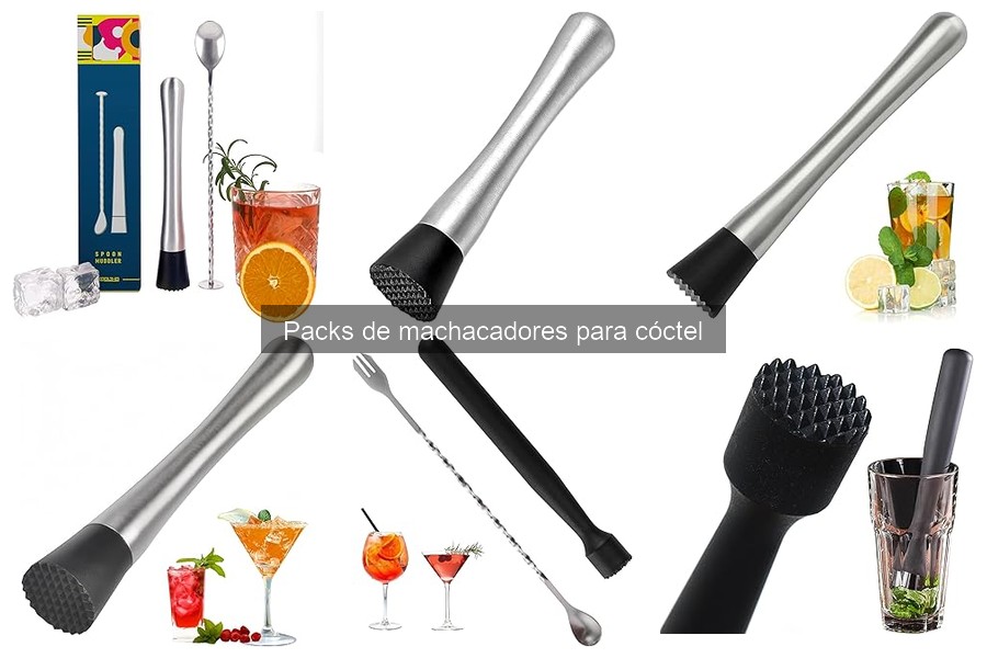 Mejores packs de machacadores para cócteles en Amazon