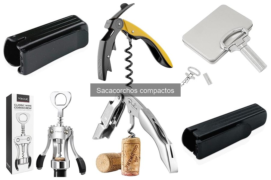 Mejores sacacorchos compactos para tu bar en casa