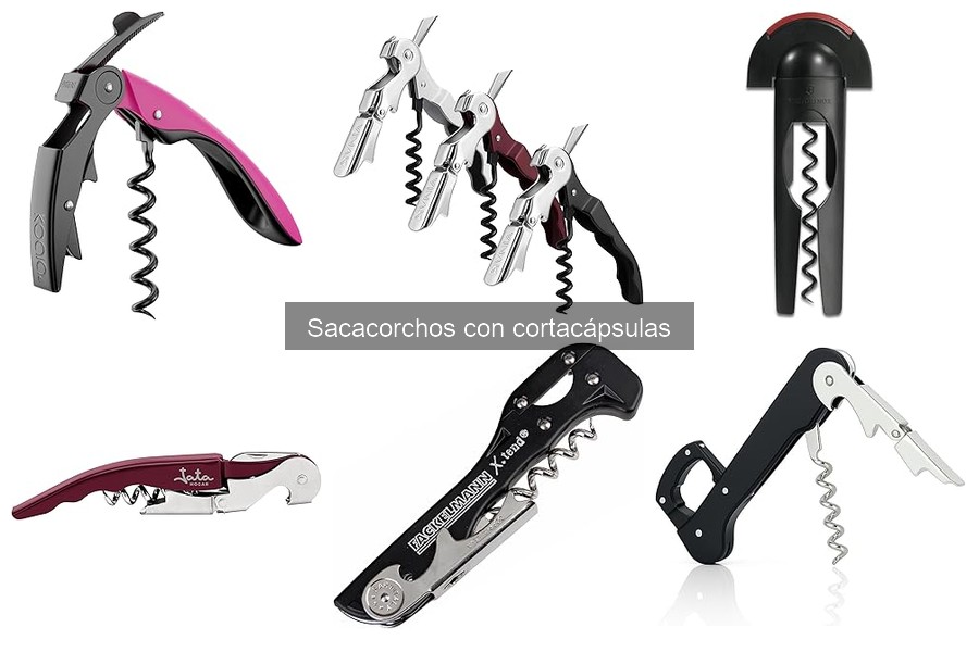 Mejores sacacorchos con cortacápsulas para uso doméstico